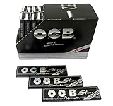 OCB Zigarettenpapier für Zigarettenpapier, King-Size, Schwarz, 32 H