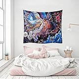 NHhuai Tapestry Tapestries Bohemian Bedspread Multifunktionaler Wandteppich der Charakter-S