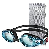 ZIONOR Schwimmbrille, G8 Komfort Anti Nebel Profi Schwimmbrille für Herren Damen Erwachsene Jugendliche Kinder 8+ Jahren, UV-Schutz, Spiegel/Klar Linse, Verstellbar G