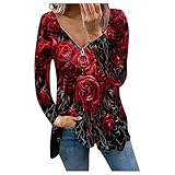 HHOP Tops Damen Spitze Tunika Damen Pullover Dunkelbraun seidentunika ausgefallene Kleider longleave Damen blusen top Damen Pullover Damen Sale Festliche Oberteile Damen dünne Jack