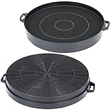 2x Aktivkohlefilter Ø 210mm für Dunstabzugshaube geeignet für Constructa 00353121, Bosch/Neff DHZ5140, Bauknecht 481281718524 AEG/Juno 902979371/9 - Filter für Abzugshaub