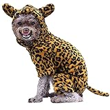 WHYUXU Flanell Warme Hundepullover, Löwe, Zebra, Gepard, Tigerform Hundekostüm Schöner Herbst Wintermantel für kleine mittelgroße Hunde (Gepard XXL)