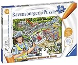 Ravensburger tiptoi 00554 Puzzeln, Entdecken, Erleben: Im Einsatz , für Kinder von 5-8 Jahren, Hilf Polizei, Feuerwehr und Rettungsdienst am E