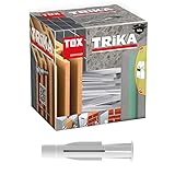 TOX Allzweckdübel mit Kragen Trika 10 x 61 mm, Dübel für fast alle Baustoffe, 50 Stück, 011100161