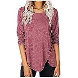 Damen T Shirts Kurzarm Knopf V Ausschnitt Shirts Lose Cool Casual Basic T Shirt Sommer Top