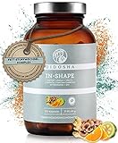 QIDOSHA In-Shape Kapseln Fettstoffwechsel² hochdosiert, Energiegewinnung Mitochondrien, 100% natürlich, vegan, laborgeprü