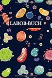 Laborbuch: Baketerien Mikrobiologie | Für's Labor & Studium | Mit viel Platz für Notizen, Skizzen & Ergebnisse | 105 karierte Seiten | ca. Format A5 |