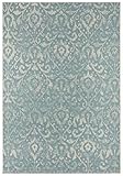 bougari In- und Outdoor Flachgewebe Teppich Hatta Türkis Taupe, 70x200