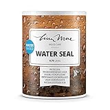 Wasserabweisende Lasur (Lack) mit Satinierung Oberfläche Wasserbasiertem - Wasserdichter Schutz mit Perleffekt.Ideal für Holz: Möbel, Tische, Stühle, Pergolen und Fenster (750 ml, Farblos)