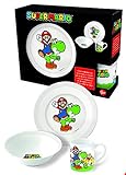 Nintendo Super Mario 12284 Super Mario Frühstücksset, Keramik