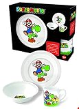 Nintendo Super Mario 12284 Super Mario Frühstücksset, Keramik