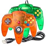 suily Classic N64 Game-Controller mit Kabel, USB Gamepad Joystick für Windows PC Mac Linux Raspberry Pi 3