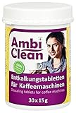 AmbiClean Entkalkungstabletten für Kaffeevollautomaten (30 Tabletten)