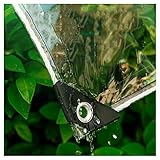 ZXCASDF PVC-Kunststoff Plane, Plane Transparent Mit öSen, wasserdichte Abdeckplane Transparent,Reißfestigkeit,Abriebfestigkeit, Kratzfestigkeit,Verwendet für Dächer,Decks,Zelte,2.4x9m/7.8x29.5