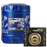 10 Liter, MANNOL 7902 Racing + Ester 10W-60 inkl 9929 Motorö