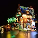 SEREIN LED Beleuchtungsset Licht Kit Compatibel mit LEGO 21325 Mittelalterliche Schmiede Bausteinmodell (ohne Lego Set)