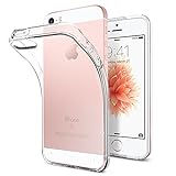 Spigen Liquid Air Hülle Kompatibel mit iPhone SE, iPhone 5s und iPhone 5 -Crystal C