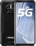 DOOGEE V10 5G Outdoor Handy ohne Vertrag, Android 11 Outdoor Smartphone 8GB+128GB 48MP Triple-Kamera, MediaTek Dimensity 700, Infrarot Thermometer 8500mAh Akku, 6,39 Zoll IP68/IP69K NFC, Schw