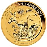 1/10 Unze Goldmünze Australien Känguru 2021, Feingold, incl Münzhüllen und Geschenkbeutel, Neuw