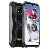 Ulefone Armor 8 Handys Wasserdicht - Staubdicht Fallfester Android 10 AI Qcta-Core Prozessor 4+64GB 6,1-Zoll-Bildschirm 16+8MP Kameras(Marco Objektiv) Outdoor Smartphone ohne Vertrag (Grau)