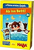 HABA 304761 - Meine ersten Spiele – Ab ins Bett!, Memo- und Zuordnungsspiel für 1-3 Spieler ab 2 Jahren, mit kindgerechtem Spielmaterial aus Holz und Papp