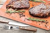 Gourmet Grill Salzstein - Himalaya* Salz- 20 x 20 x 2,5 cm von Salz Einkaufsparadies (aus der Salt Range Pakistan)