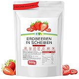 EWL Naturprodukte Erdbeeren gefriergetrocknet XXL Pack 300g, gefriergetrocknete Erdbeeren in Scheiben, getrocknete Erdbeeren frei von Zusatzstoffen, getrocknete Früchte abgefüllt in D