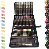 72 Buntstifte Set,Zeichnen Bleistifte Profi Art Set-Ölbasierten gemischten und bruchgeschützten Farben zum Kolorieren von Zeichnen, Schreiben,Ideal für Malbücher für Erw