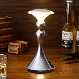 FURNITURE Retro Wiederaufladbare Led-Restauranttischlampe, Dimmbare Schnurlose Tischlampe, Betrieben Für Den Innenraum, Warmweiß, Usb Wiederaufladbares Betsi/Silb