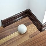 [DQ-PP] Innenecke 62mm PVC Wenge Laminatleisten Fussleisten aus Kunststoff PVC Laminat Dekore Fuß