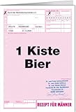 Grußkarte 11,5x16 cm +++ LUSTIG von modern times +++ 1 KISTE BIER +++ ART & IMAGE