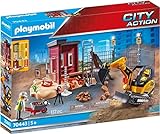 PLAYMOBIL City Action 70443 Minibagger mit Bauteil, Ab 5 J