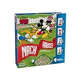 ASS 22501061 Mickey Mouse & Friends-Nach Hause-Das Würfelspiel um den Wettlauf zum Ziel mit Micky, Minnie, Donald und Pluto als detailgetreuen 3D Disney Spielfig