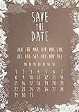 50 Save the Date Karten, Hochzeit, Einladung, Bekanntmachung, Terminplanung, Mitteilung
