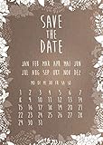 50 Save the Date Karten, Hochzeit, Einladung, Bekanntmachung, Terminplanung, Mitteilung