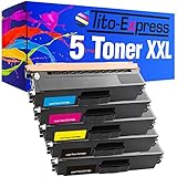 Tito-Express PlatinumSerie 5 Toner XXL kompatibel mit Brother TN-325 DCP-9055CDN 9270CDN HL-4140CN 4150CDN 4570CDW 4570CDWT MFC-9465CDN 9460CDN 9560CDW 9970CDW | Black je 4.500 S