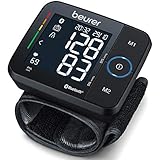 Beurer BC 54 Handgelenk-Blutdruckmessgerät mit App-Anbindung, Inflation-Technology, farbigem Risiko-Indikator und Arrhythmie-Erkennung, für Handgelenksumfänge von 13,5 - 21,5 cm, Medizinproduk