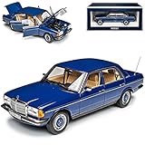 Mercedes-Benz W123 230 E-Klasse Limousine Blau 1975-1986 1/18 Norev M