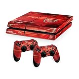 Arsenal FC Playstation 4 PS4 rot Controller-Pad und Konsole Haut Emirates Stadion Bild Vereinswappen Fan Geschenk