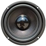 1 subwoofer MASTER AUDIO MA16W/4+4 16,5 cm 165 mm 6,5' 150 watt rms 300 watt max doppelspule 4+4 ohm dual Voice Coil gummiaufhängung, 1 stück