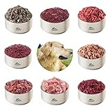 Haustierkost.de - 15 kg gefrorenes Bio Hundefutter (Barf) im Paket, Hundefutter enthält Bio Rindermuskelfleisch, Putenfleisch, Rinderpansen, Hähnchenherz, Rinderniere, Rinderlunge UVM