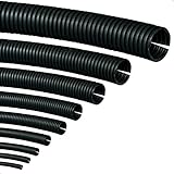 AUPROTEC Wellrohr 2 5 10 25 oder 50 m Kabelschutz Marder Schutz Rohr geschlitzt Auswahl: (Ø 12 mm innen, 2m Meter)