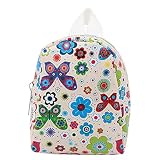 18 Zoll Puppenzubehör Nette Mini-taschen Rucksack Schultasche Für 18-zoll-mädchen-puppen (weißer Schmetterling)