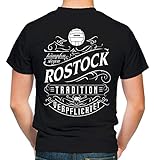 Mein Leben Rostock T-Shirt | Freizeit | Hobby | Sport | Sprüche | Fussball | Stadt | Männer | Herren | Fan | M1 FB (XXL)