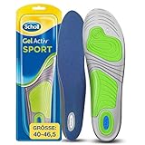 Scholl GelActiv Einlegesohlen Sport für Sportschuhe von 40-46,5 – 30% Stoßdämpfung & Entlastung der Gelenke – 1 Paar G