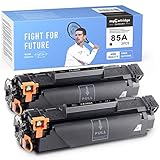 myCartridge SUPRINT Kompatibel 85A CE285A Toner Schwarz Ersatz für HP 85A CE285A für HP Laserjet Pro P1102 P1102W M1212NF M1214NFH MFP M1217NFW M1132 M1210 M1130 (2 Schwarz)