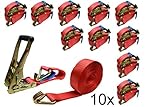 10 x Spanngurt Zurrgurte 10m 5t (2500/5000 daN KG) Zweiteilig 50