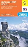 Loch Lomond North 1 : 25 000: Tyndrum, Crianlarich & Arrochar. Showing part of Loch Lomond & The Trossachs National Park (OS Explorer Map)