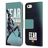 Head Case Designs Offizielle Fear The Walking Dead Luciana Galvez Darsteller Leder Brieftaschen Handyhülle Hülle Huelle kompatibel mit Apple iPhone 5 / iPhone 5s / iPhone SE 2016