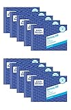 AVERY Zweckform 300 Quittung inkl. MwSt. (A6 quer, mit 1 Blatt Blaupapier, 50 Blatt) (10 Stück, Weiß)